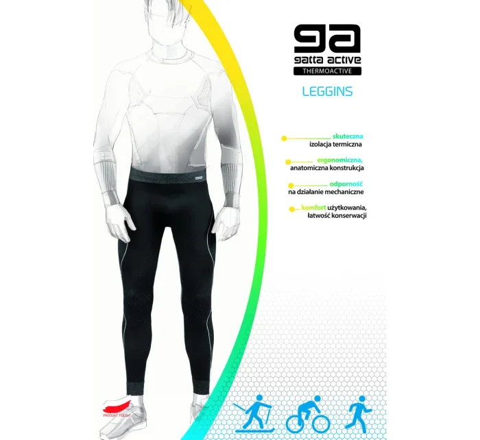 Pánske legíny MEN THERMOACTIV BASIC BLANC