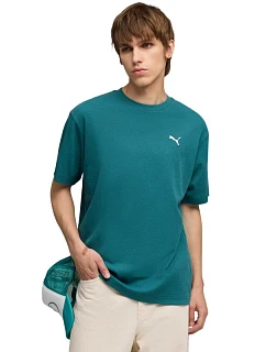 Pánske tričko Puma ESS Elevated Relaxed Tee, zelené, 692018, veľkosť 41