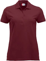 Classic Marion S/S Dámské piqué polo z těžké bavlny model 22457395 burgundy - Clique