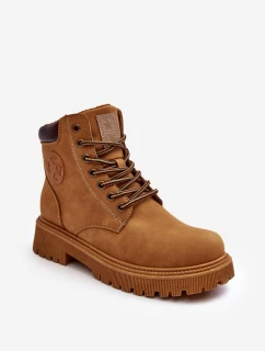 Kožené Botky Trapery Camel model 21638868 - EVENTO