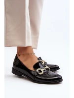 Dámské Mokasíny S Ozdobou Černé model 21646379 - Zazoo Dámské Mokasíny S Ozdobou Černé model 21646379 - Zazoo