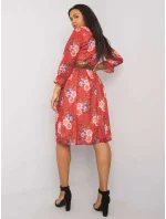 Šaty LK SK 507267.28 bordová Šaty LK SK 507267.28 bordová