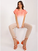 T shirt NM TS model 22217562 koralowy - FPrice T shirt NM TS model 22217562 koralowy - FPrice