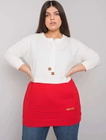 Mikina RV BL 6845.51P biela a červená