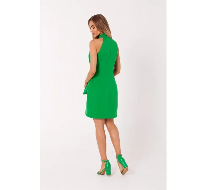 M747 Bunda s viazaním v páse - zelená