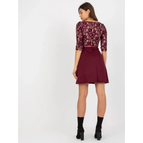 Dámske šaty LK SK 506582 fialové - Lakerta