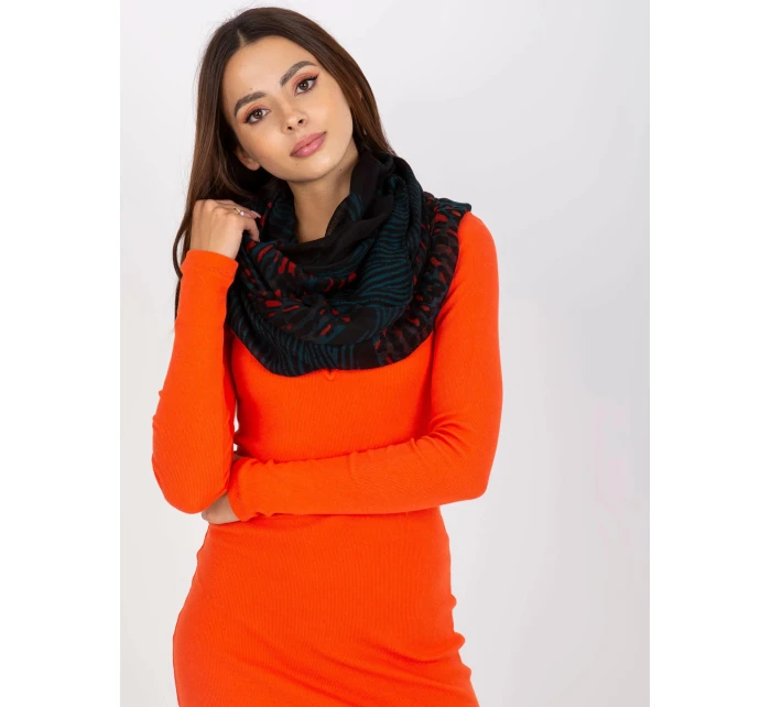 Dámsky šál AT KM S 6221 Tmavomodrý vzor - FPrise