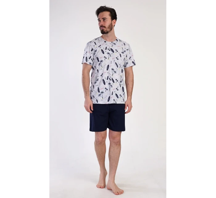 Pánske pyžamové šortky Surfovanie