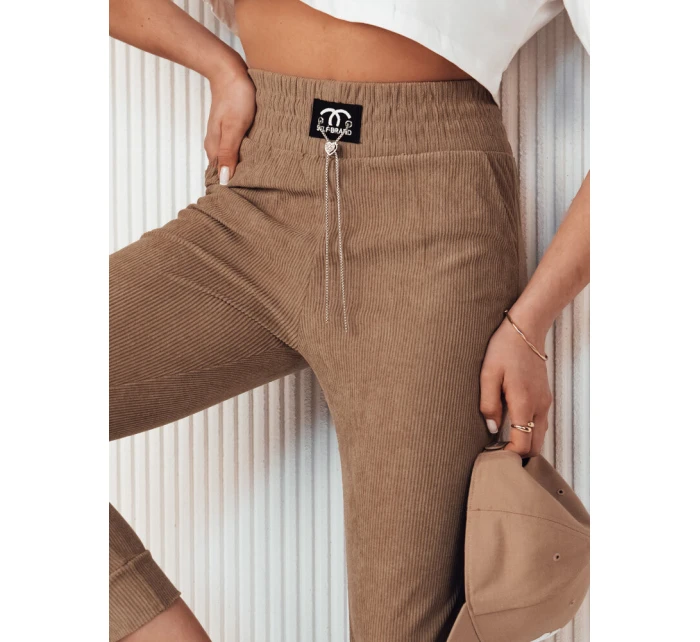 Dámské tepláky camel Dstreet model 21975689 - FashionStreet Dámské tepláky camel Dstreet model 21975689 - FashionStreet