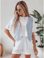 Dámske šortky OWN STYLE white FashionStreet SY0456
