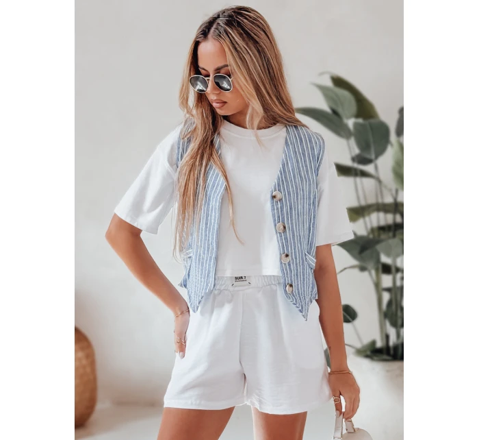 Dámske šortky OWN STYLE white FashionStreet SY0456