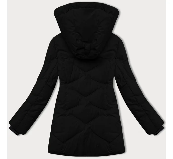 Černá dámská zimní bunda s odepínací kapucí model 21247953 - LHD