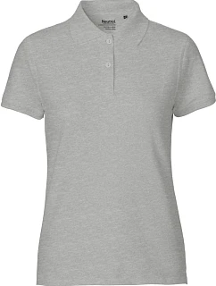 O Dámské piqué polo z bio bavlny sport grey model 22503803 - Neutral