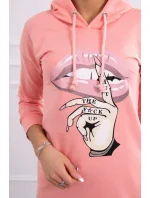 Šaty s dlhším chrbtom a farebnou marhuľovou potlačou Šaty s dlhším chrbtom a farebnou marhuľovou potlačou