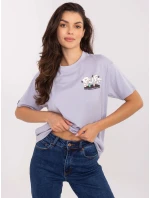 T shirt model 21253032 jasny fioletowy - FPrice