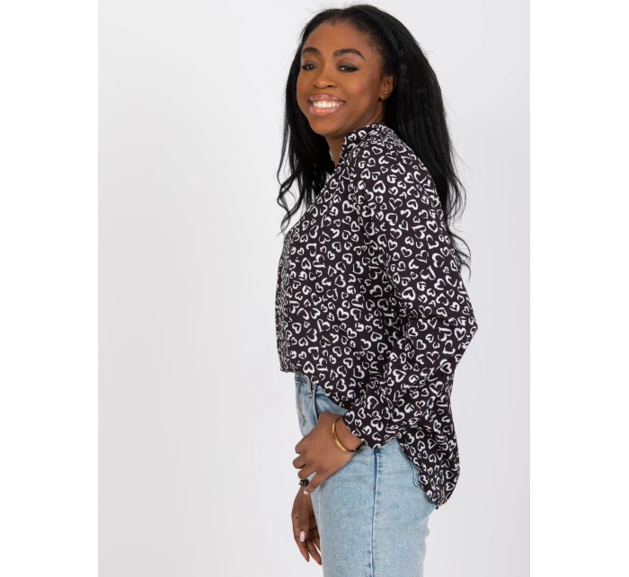 Blúzka DHJ BZ 6825.56 čiernobielych