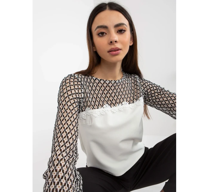 Dámska blúzka LK BZ 506085 1.15X ecru - FPrice