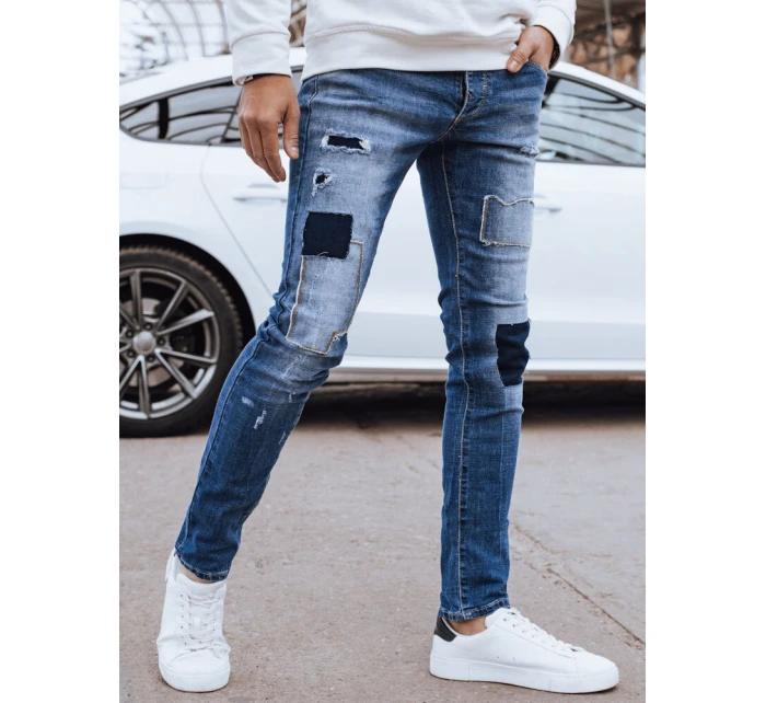 FashionStreet pánske modré džínsové nohavice UX4297