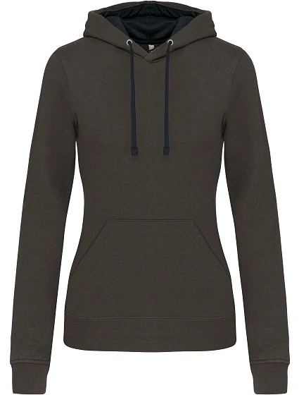 K 465 Dámská mikina s kontrastní kapucí model 22509541 dark grey/black - Kariban K 465 Dámská mikina s kontrastní kapucí model 22509541 dark grey/black - Kariban