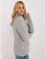Sweter AT SW model 20463705 szary - FPrice