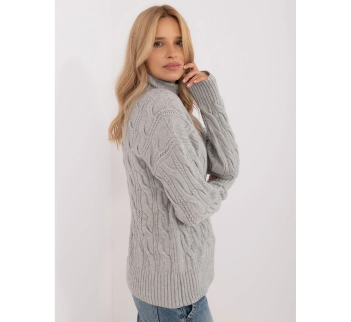 Sweter AT SW model 20463705 szary - FPrice