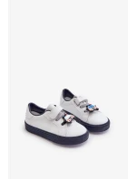 Detské tenisky Tenisky so špendlíkom, biele a námornícke Pennyn