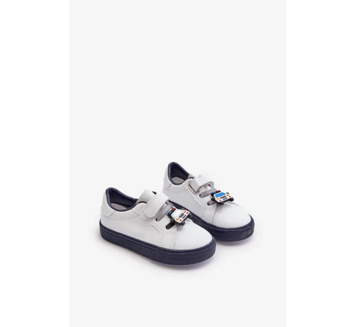 Detské tenisky Tenisky so špendlíkom, biele a námornícke Pennyn