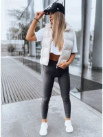 Dámské žebrované legíny grey Dstreet model 21970572 - FashionStreet