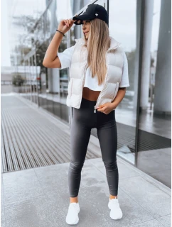 Dámské žebrované legíny grey Dstreet model 21970572 - FashionStreet