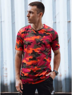 Pánské oranžové moro tričko Dstreet model 21978131 - FashionStreet