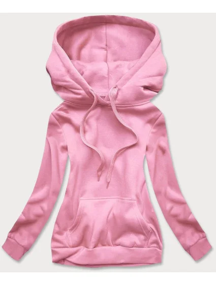 Ružová dámska tepláková mikina (W02-20) Ružová dámska tepláková mikina (W02-20)