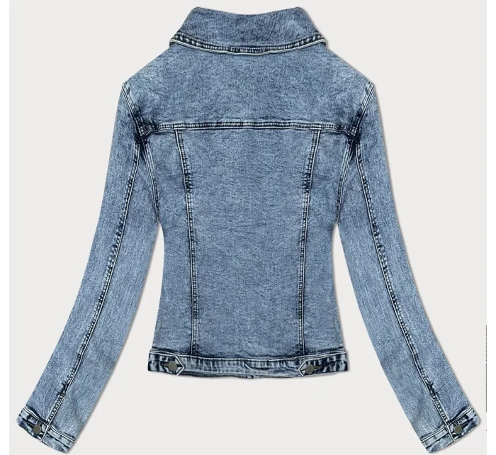 Svetlomodrá klasická dámska džínsová bunda (W025-B) Svetlomodrá klasická dámska džínsová bunda (W025-B)