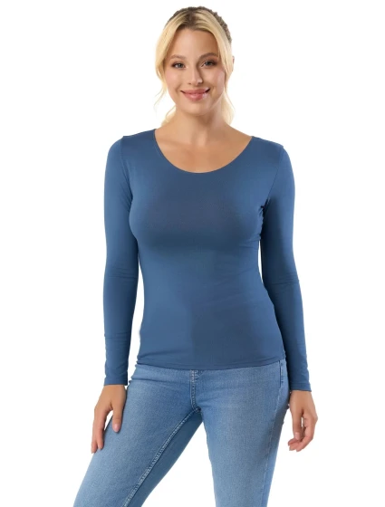 Dámska blúzka Manati long denim - BABELL