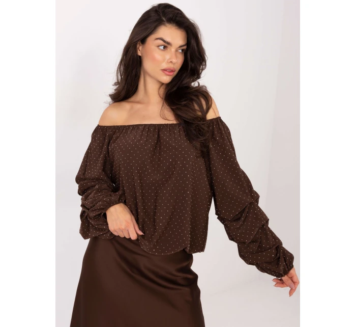 Blúzka MI BZ 61572.27P hnedá Blúzka MI BZ 61572.27P hnedá