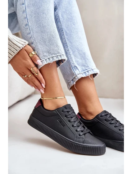 Dámske zateplené tenisky Big Star Black