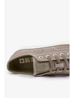 Pánske plátenné tenisky na platforme Big Star - zelené