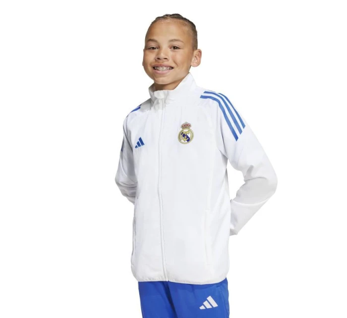 Juniorská bunda Real Madrid EU JP4021 bílá - Adidas Juniorská bunda Real Madrid EU JP4021 bílá - Adidas