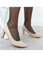 Dámské lodičky na podpatku s pásky Sergio model 21906139 - LEONE