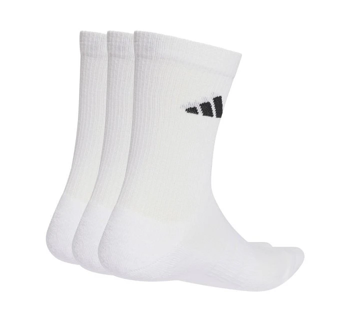 Adidas Cushioned Sportswear Crew 3P biele ponožky JZ0530