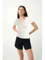 Vamp - Elegantné tričko s čipkou 21801 - Vamp