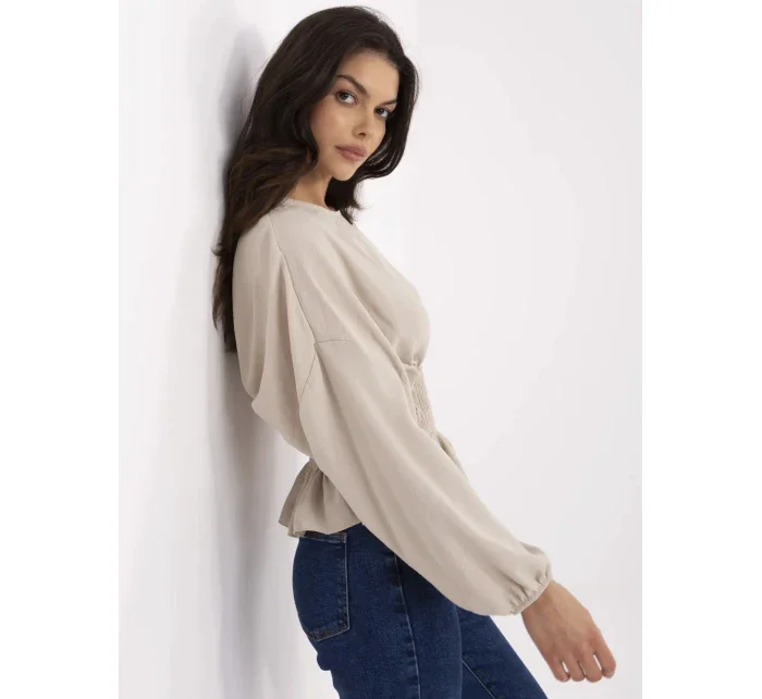 Blúzka D50021F11088A béžová Blúzka D50021F11088A béžová