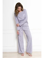 Pyžamo Leveza 1781 Laura, s dlhými rukávmi, veľkosti M–2XL