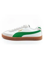 Puma Pánske tenisky Club II Era Leather White Grey Green