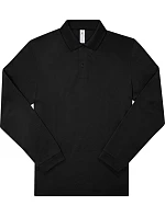 B&C My Polo 210 LSL Piqué polo s dlouhým rukávem z těžké bavlny model 22410141 black B&C My Polo 210 LSL Piqué polo s dlouhým rukávem z těžké bavlny model 22410141 black