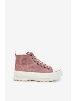 Zateplené Dámské Tenisky Na Platformě Big Star model 21676727 Růžové - Big Star Shoes
