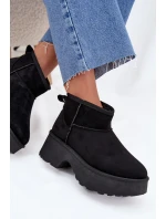 Dámské Nízké Sněhule Na S S Kožíškem Černé model 21706754 - Boto Dámské Nízké Sněhule Na S S Kožíškem Černé model 21706754 - Boto
