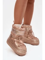 Śniegowce Damskie Z Wiązaniem O'NEILL LISA WOMEN HIGH 90253012.99U Złote