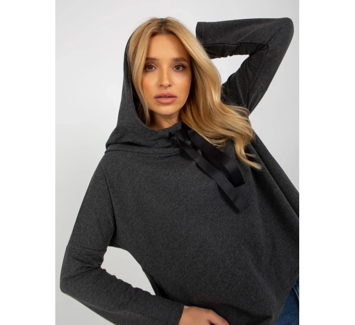 Dámska blúzka EM BZ HS 20 218.27 tmavo šedá - FPrice Dámska blúzka EM BZ HS 20 218.27 tmavo šedá - FPrice