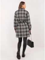 Dámsky kabát LK EN 508342 1.67 čiernobiely