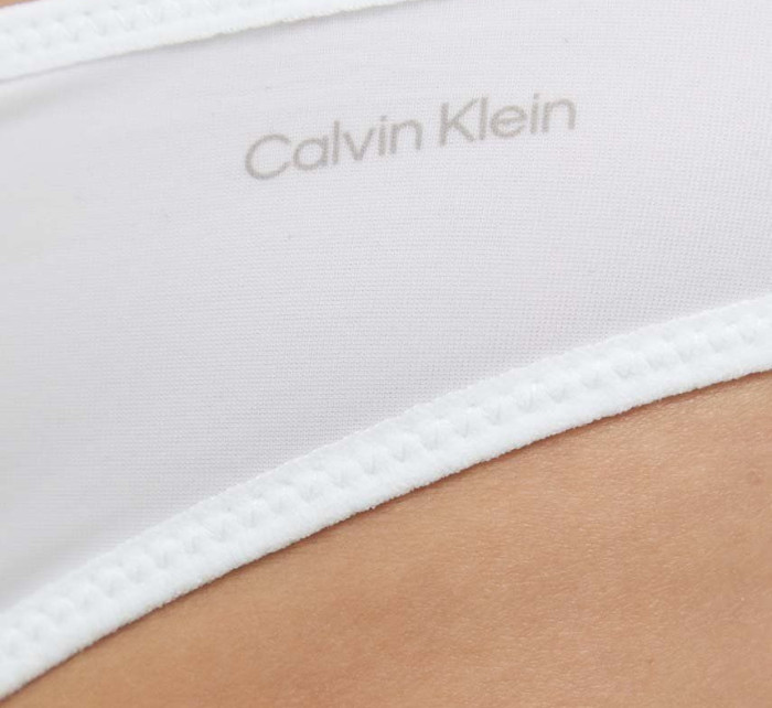 Dámske tangá QF6816E 100 biela - Calvin Klein